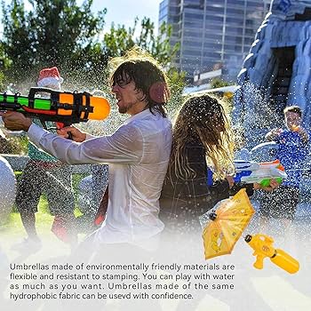 Amazon | YAYAHDS(よしこ) 水鉄砲 傘付き 夏 水スプレー 面白い